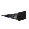 High quality square bottom coffee zip lock bag black with valve