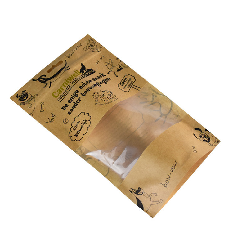 Laminated Material Kraft Paper Fishing Lure Doypack Packaging with Cleat Window