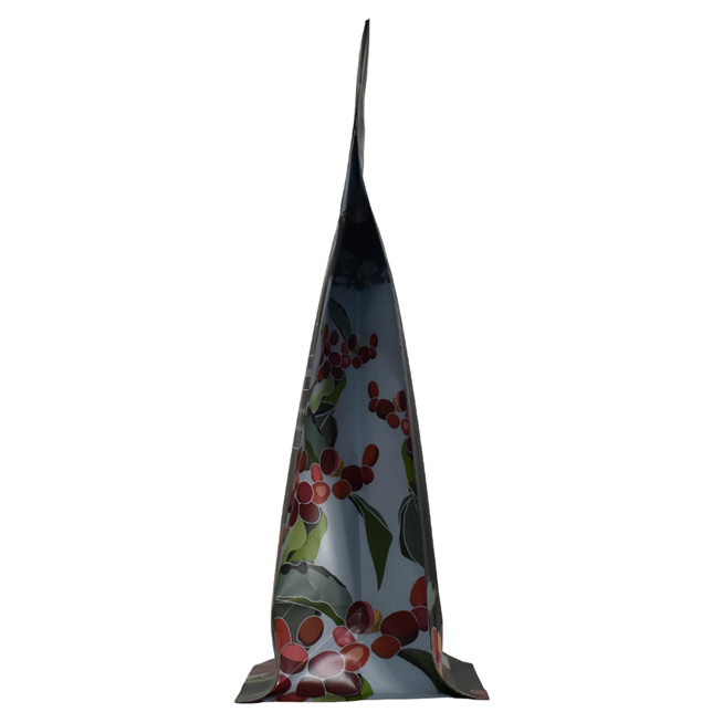 Custom Printed Full Matte Finish Kraft Paper Standard Top Zip Square Bottom Packaging Bag