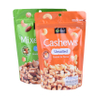 Natural Matte Finish Stand Up Zipper Pouch Biodegradable Zip Bags Mixed nuts Bag