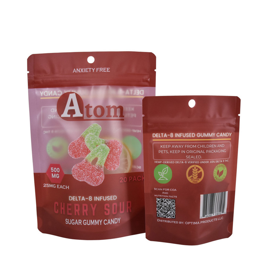 High Quality Moisture Proof Recyclable Stand Up Candy Packaging Bags