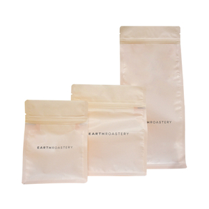 Top Quality Custom Production Compostable Biodegradable Flat Bottom Coffee Bags with Valve