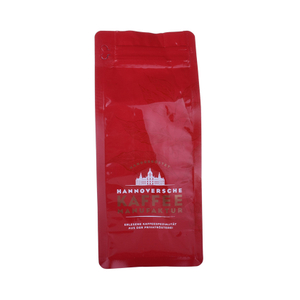 Excellent Quality Custom Printed Flat Bottom Aluminum Foil Coffee Bags Wholesale