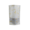 Custom Made Rice Paper Compostable Stand Up Bag with Window Wholesale