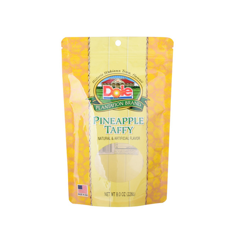 Custom Heat Seal Recyclable Materials Flexible Packaging UV Spot Food Stand Up Pouch