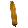 Side gusseted laminate high barrier coffee packing bag with one way valve