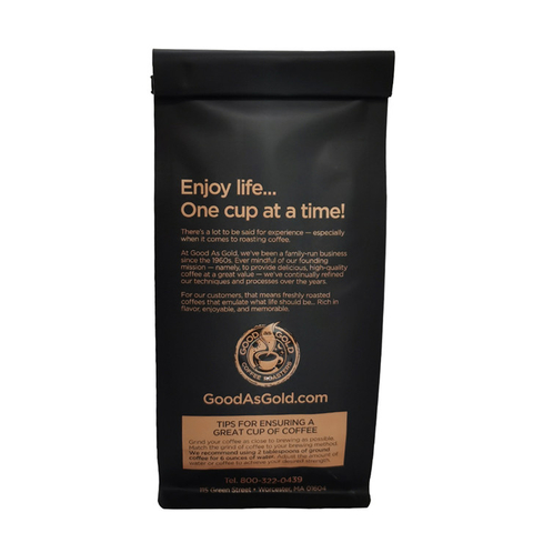 Renewable Barrier Zippered Bags with A Twist The One Zip Way Sealing Cello Bags Best Coffee Bags