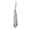 Biodegradable Standup eco plastic packaging for tea packing zipper pouch