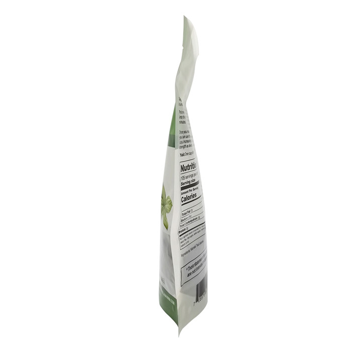Biodegradable Standup eco plastic packaging for tea packing zipper pouch