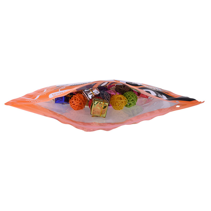 3 side seal matt finish clear poly bags near me with zipper for accessory