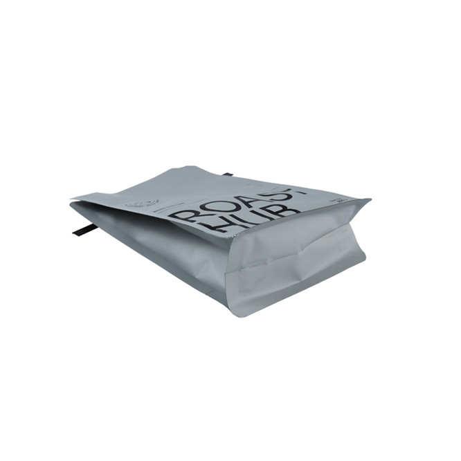 Customized Print Flat Bottom Eco Food Grade Tintie Packaging Manufacturer