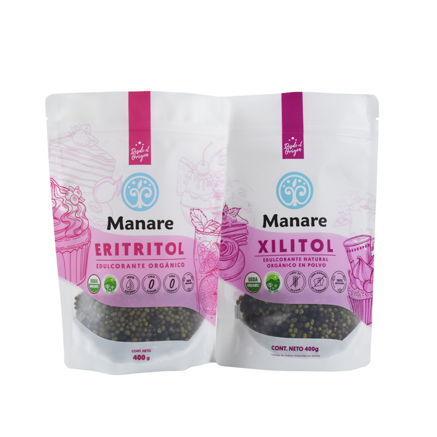 High Quality Customized Logo Resealable Ziplock Stand Up Food Bags Wholesale