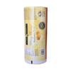 Recycling plastic roll film lamination materials with printing