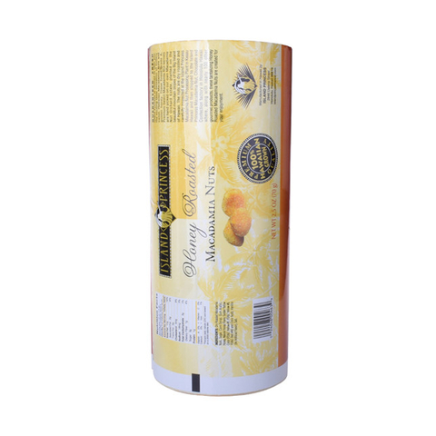 Recycling plastic roll film lamination materials with printing