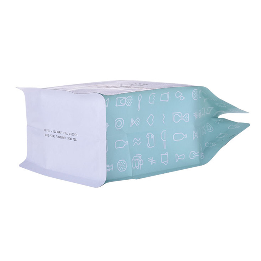 Packaging from 100% sugar cane material Coffee Pouches With Empty Air Valve