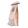 Eco friendly Box Bottom Bag Kraft Paper Coffee Bag 