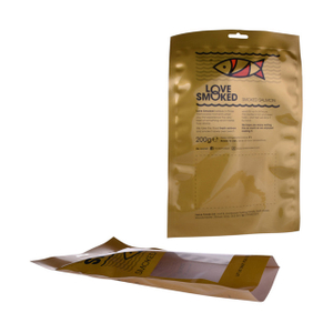 Laminated vacuum meat packaging with tear notch