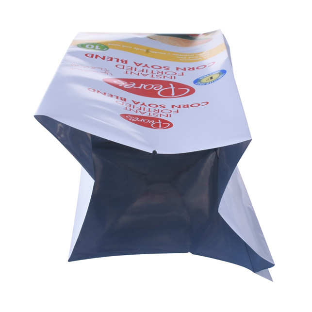 Corn flour packaging solutions Eco-friendly bags with side gusset