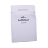 Compostable Custom Design Resealable Zipper Craft Paper Flat Bottom Bags