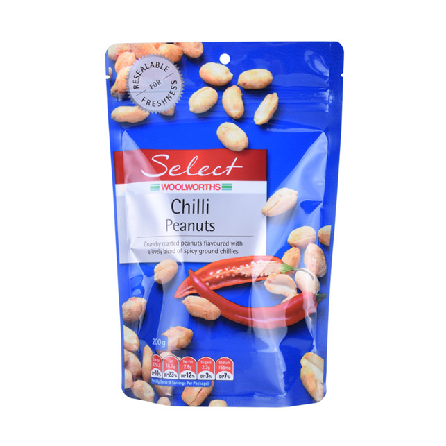Recycle With Tear Notch Nuts Of Bag