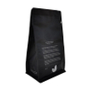 Compostable Box Bottom Matt Black Surface Coffee Bag