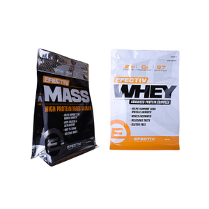 Biodegradable nutrition stand up bags with zipper