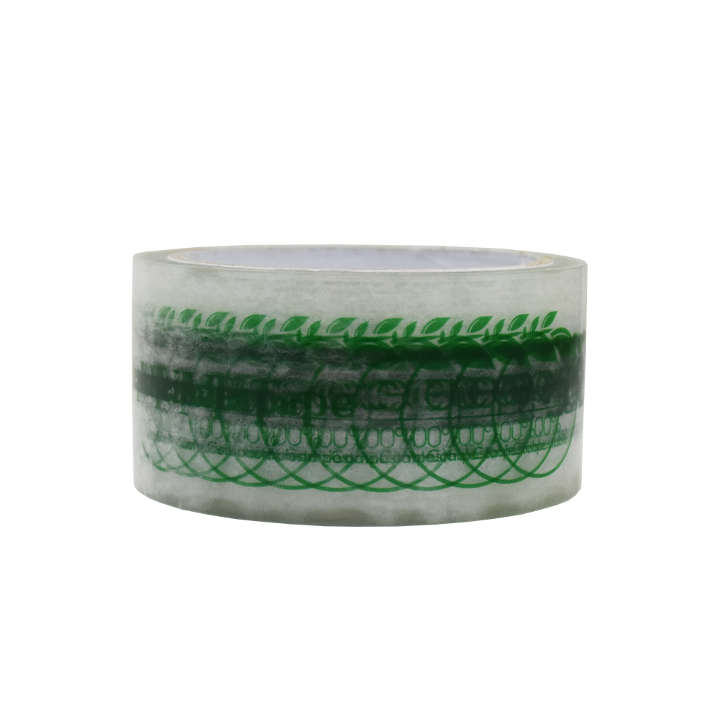 Green Biodegradable & Static-Free Cellophane Carton Sealing Self-adhesive Tape
