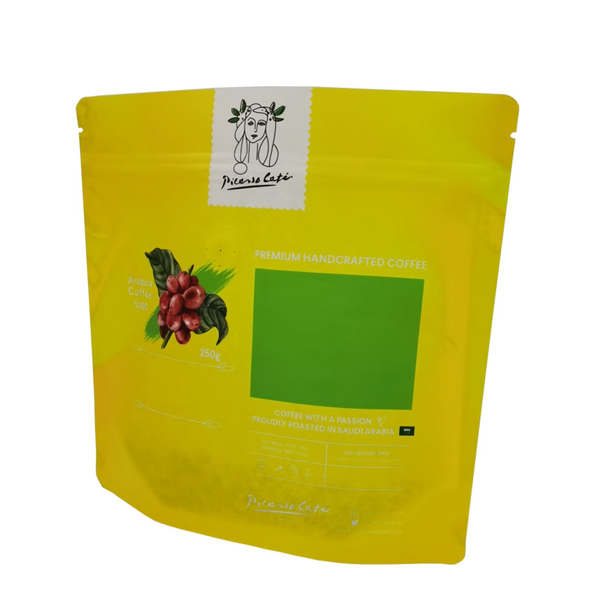 Colorful Printing Compostable Coffee Bean Bag Wholesale