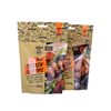 Recycled bag standing pouch for reoasted meat with custom logo