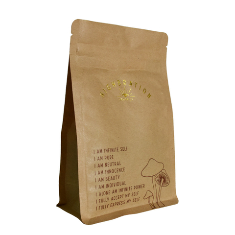 Custom Printed Biodegradable Materials Bamboo Paper Bags