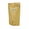 Resealable Ziplock Custom Printed Exquisite Kraft Paper Stand Up Bag