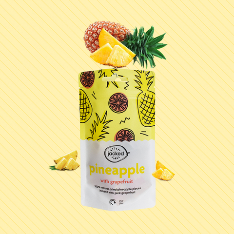 100% Renewable Plant Materials Bio-based PE Recycle #4 Dried Pineapple Packaging Bag