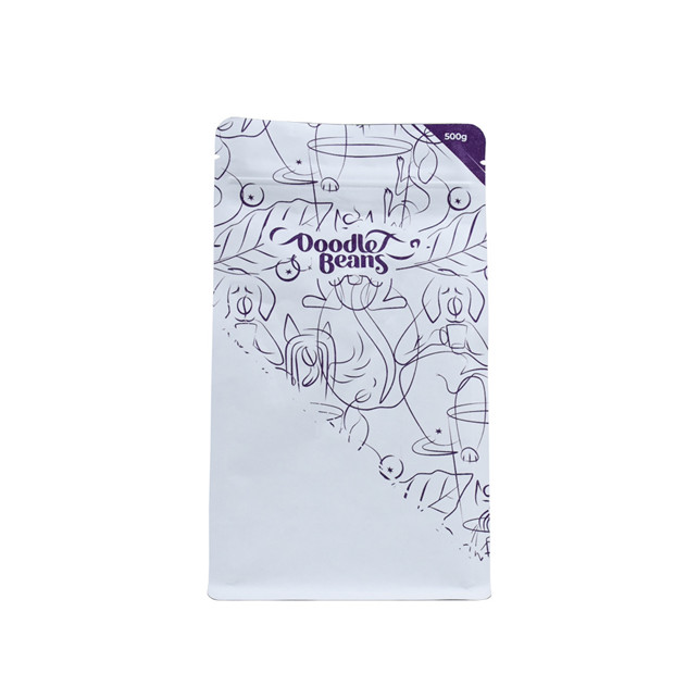 Custom Printed Ziplock Top Coffee Packet Design