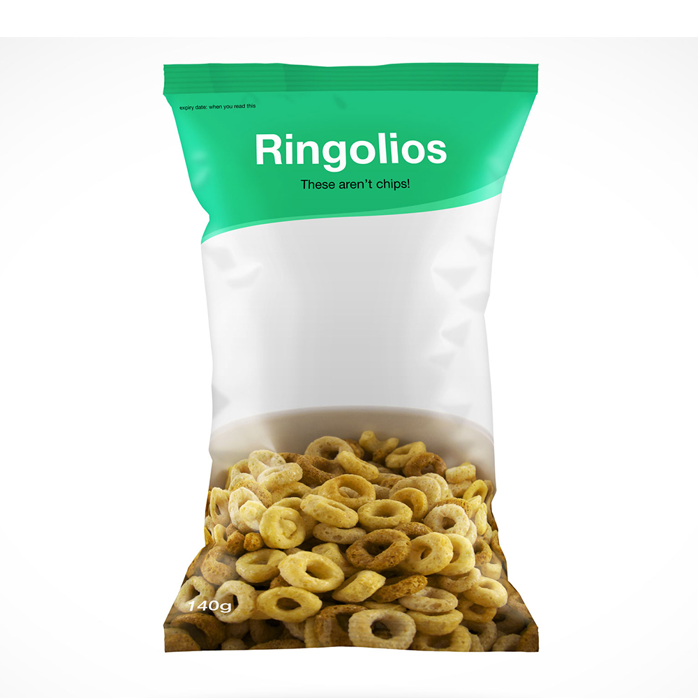 Digital Printing Eco Friendly Chip Bag Jewelry