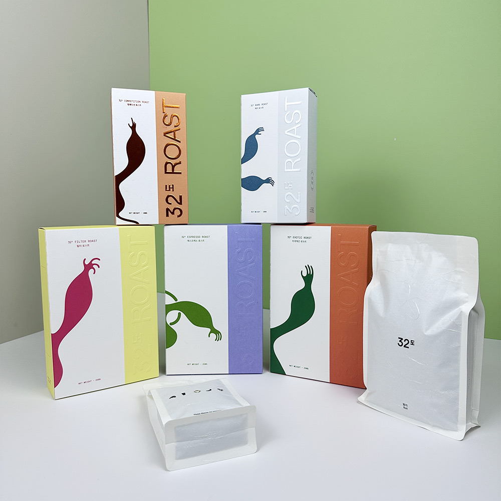 Custom Branding One Stop Sustainable Rice Paper Coffee Bags Boxes Cups Coffee Packaging Solution