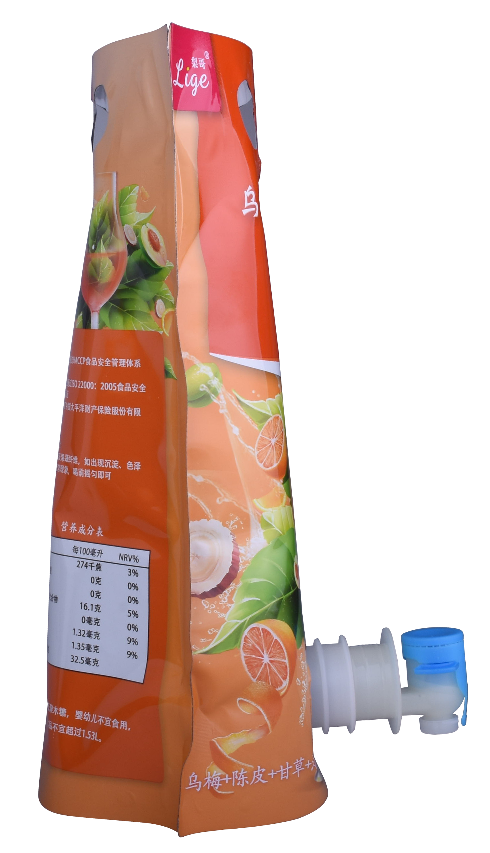 Recyclable Bag Packaging Spout Bag for Juice