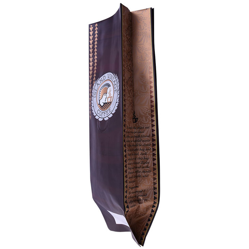 New Design Varnishing Side Gusset Bag Biodegradable Vs Plastic Colourful Coffee Pouch