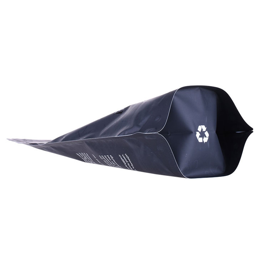 Customized Print Aluminum Foil Custom Stand Up Pouch Fully Compostable Packaging Black Coffee Bag