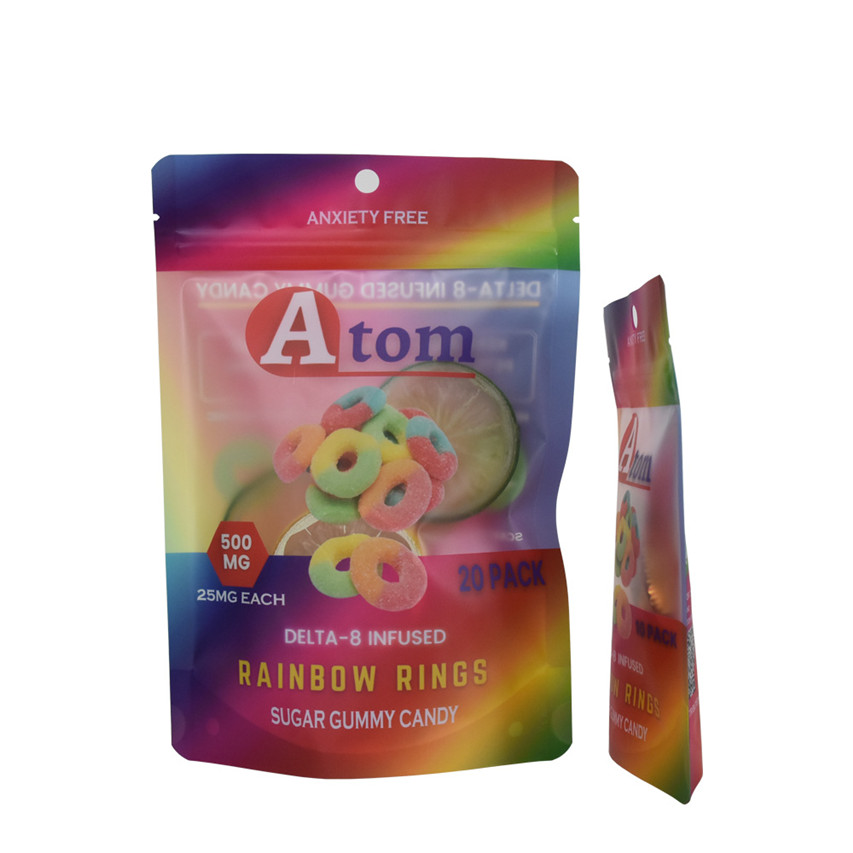 Customized Low Price Paper Bags Recyclable Biodegradable Resealable Bags Candy Packing Pouch Manufacturer