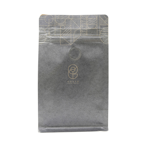 Reusable Easy Tear Biodegradable Packaging Manufacturer Zip Flat Bottom Pouch Custom Printed Coffee Bags