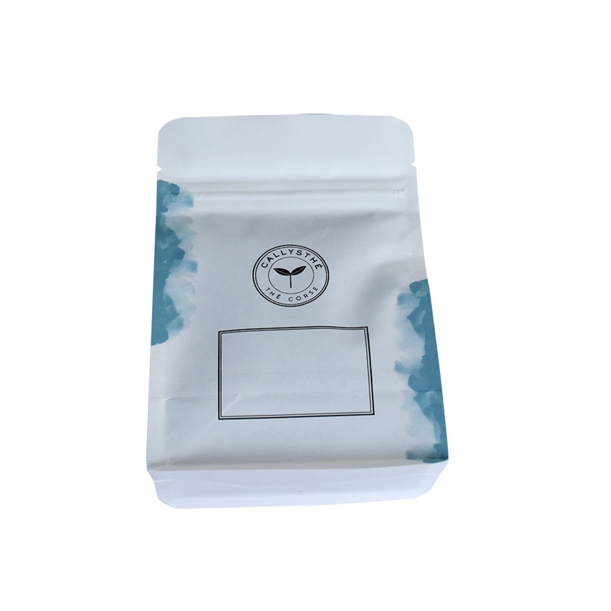 Laminated Recyclable Materials Packaging Pouches Organic Malva Leaf Tea Bag