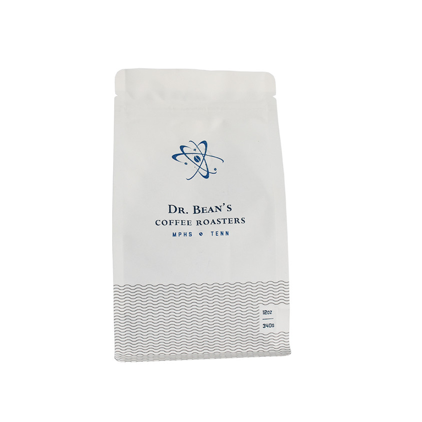 China Supplier Heat Seal Paper Resealable Stand Up Food Custom Coffee Bags Wholesale