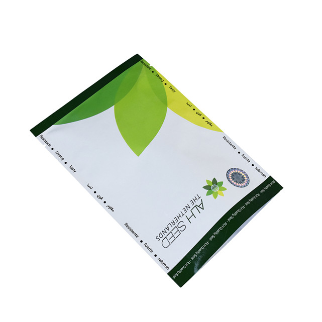 Laminated aluminum foil Matt Finish stand up barrier pouches near me grass seed 20kg bag seed manufacturers