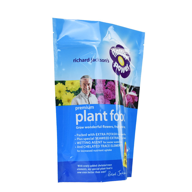 Customised Standup clear stand up pouch seed bag recycling seed bag grow