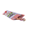 Matte printing side seal resealable plastic pouch oatmeal yellow bag Candy Bag Pouches