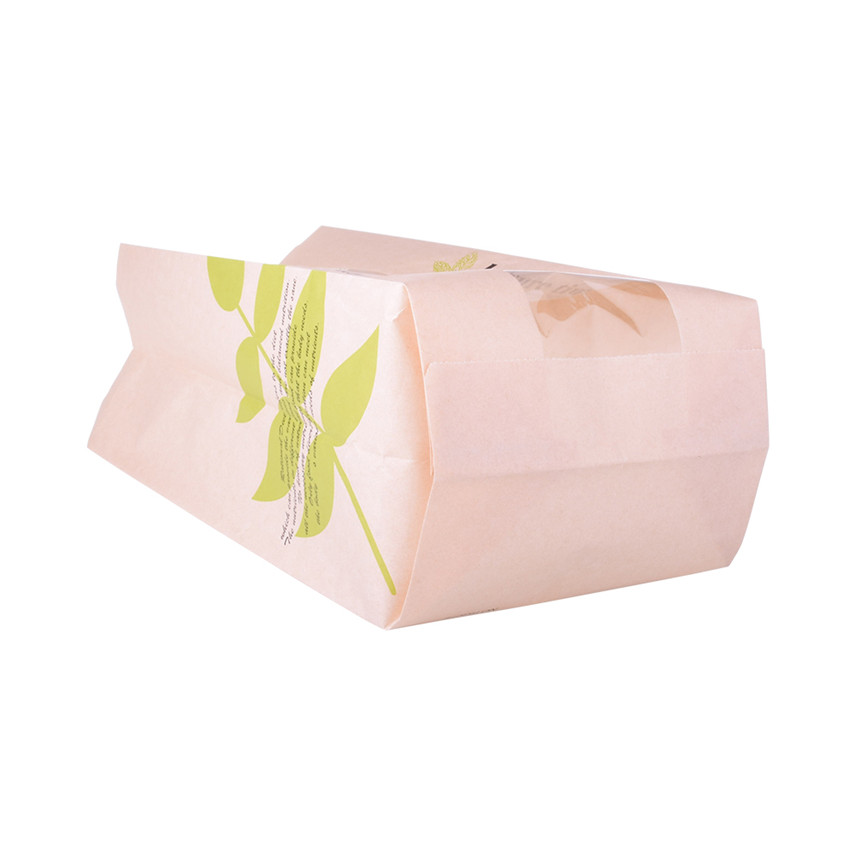 New Style Easy Tear Micro Kraft Bags Sustainable Pouches Bread Bag Paper