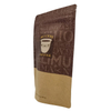 Gravure Printing Compostable Brown Krafr Paper Tea Stand Up Ziplock Pouch