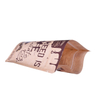 Standup packaging biodegradable zipper bag to pack snack with your own brand printed