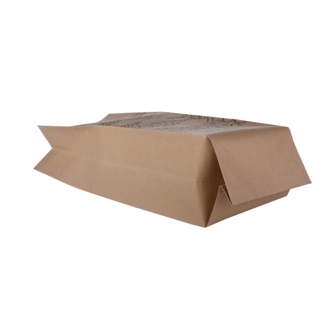 Gravure printing laminated paper matt coffee bag with Ziplock Top