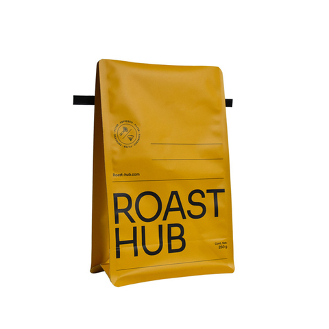 Biodegradable Materials Bottom Seal Flat Bottom Coffee Barrier Bags